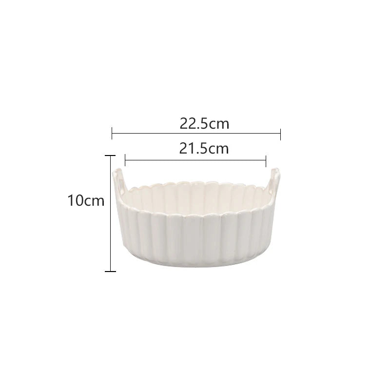 High Quality Ceramic Tableware Set Modern Creative Porcelain Soup Bowl Plate For Household Restaurant