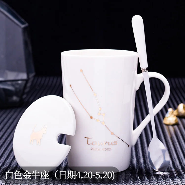 Marble Coffee Mug Set Est 2021 New Mug Gifts for New and Expecting Parents to Be Coffee Cup 14 Oz