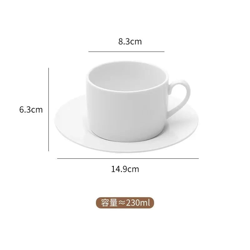 JIUWANG  chaozhou Porcelain Dinner Plate and Bowl Coffee Cup Set Kitchen Coffee mugs sets