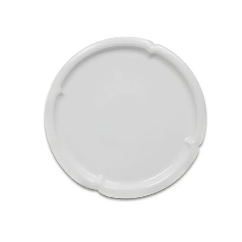 Modern Bulk Stock White Ceramic Tableware Classic Plant Design Sustainable No Logo Plates Bowls Saucers Sold Ton Kitchen Use