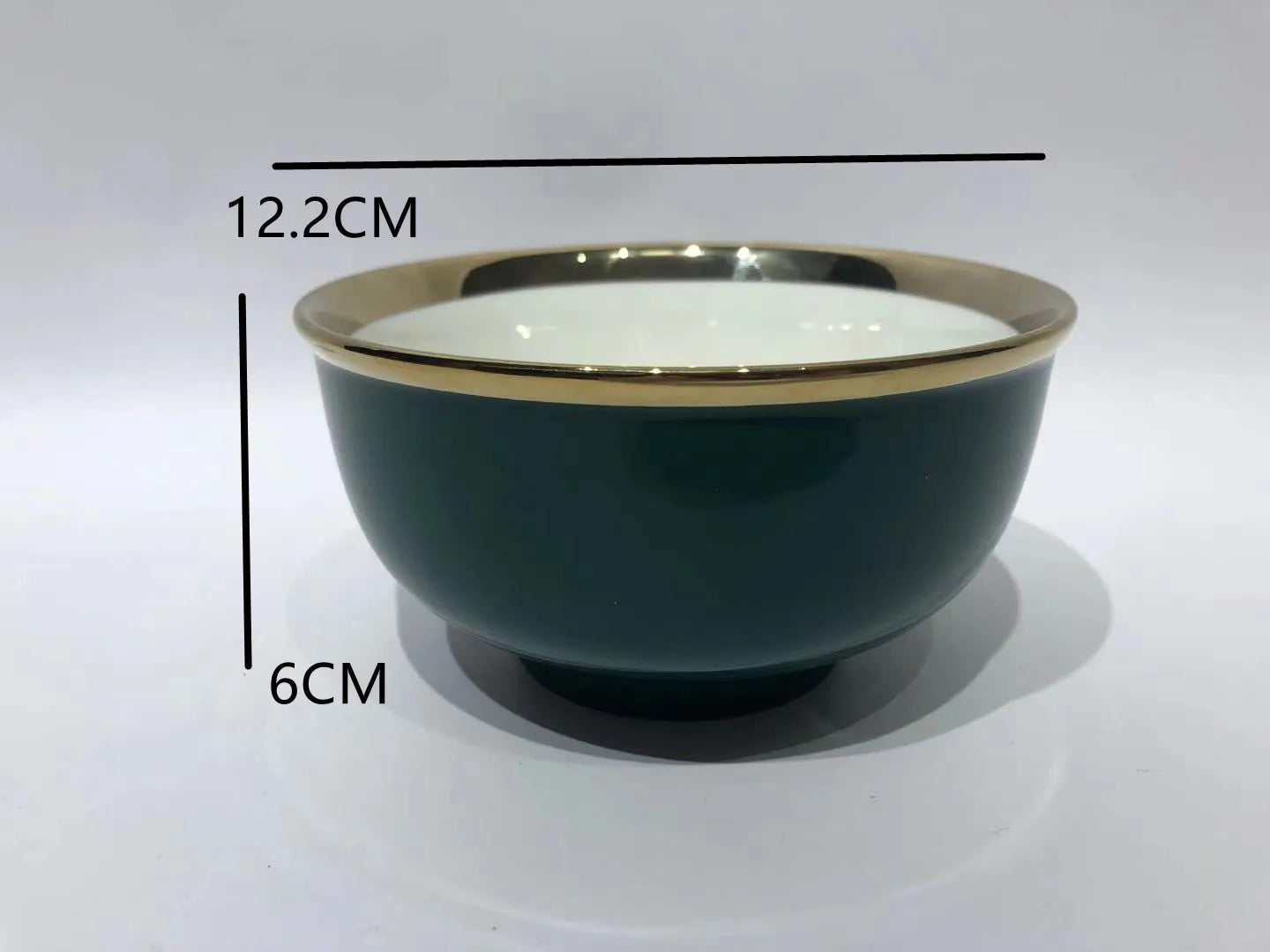 Wholesale New Design Food Grade Porcelain High-footed 5 Inch Bowl for Home and Restaurant