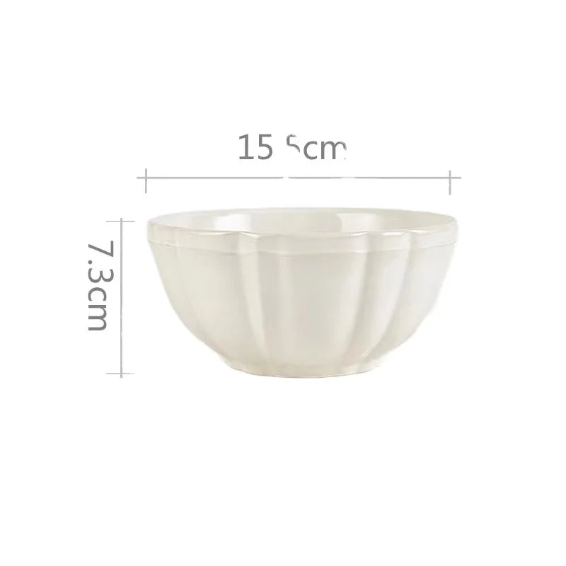 White frosted glaze stoneware porcelain plates bowls cups Western food supermarket sells  porcelain dinner dinnerware set