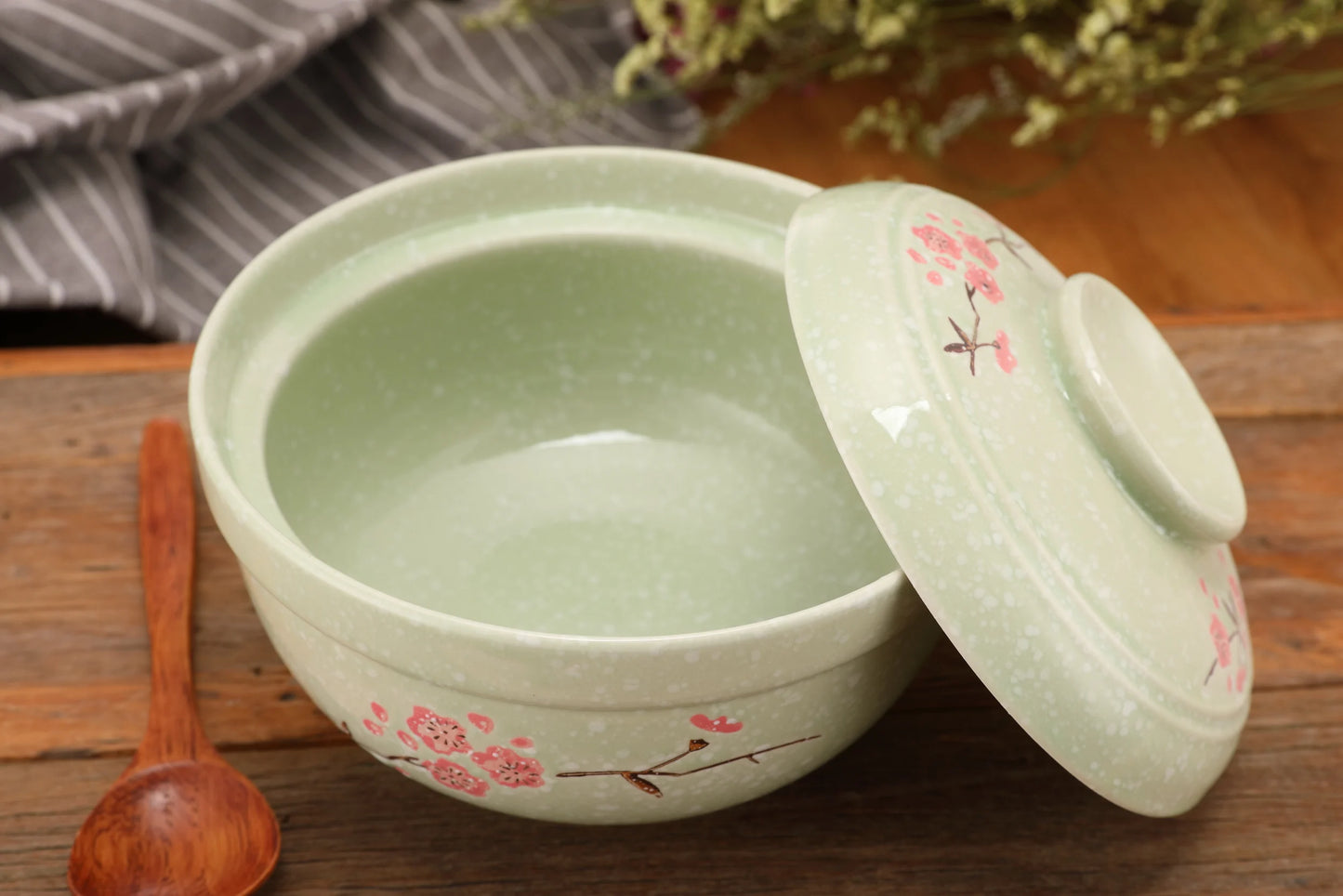 Ramen Bowl with Lid Multifunctional Anti-scalding Cute Customized LOGO   Ceramic bowl