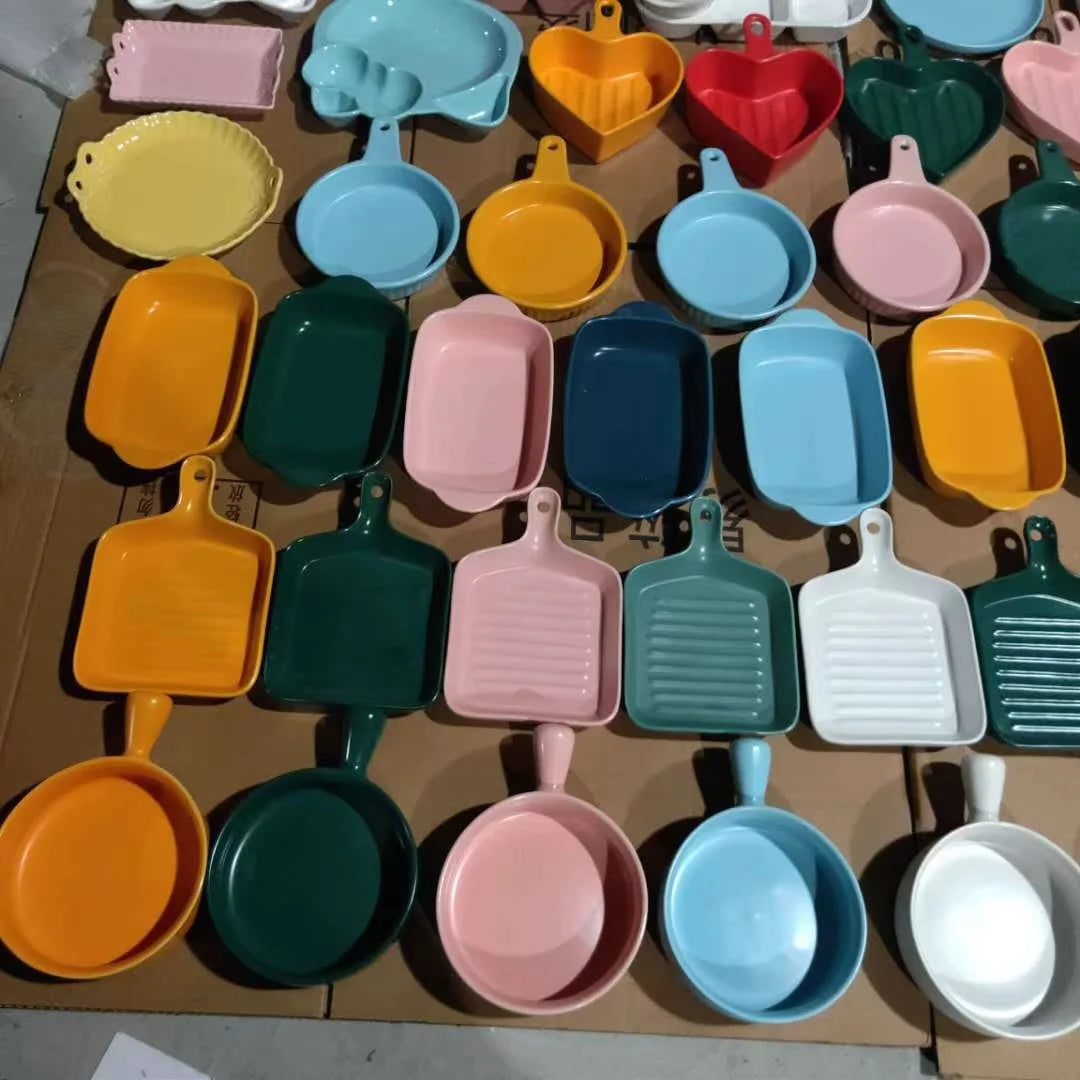 Chaozhou restaurant hotel porcelain stock in warehouse present goods plate bowk dinner set Stocked Ceramic Plates & ceramic dish