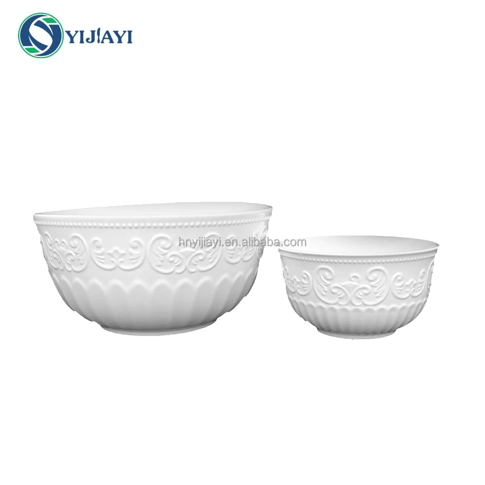 JW wholesale White ceramic  dishes restaurant  tableware dinner sets plates  in bulk  vaisselles de lux Porcelain