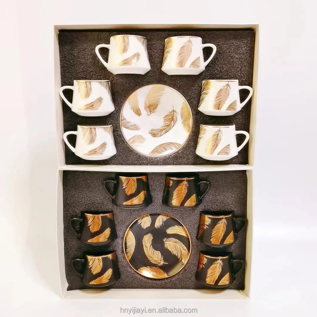 New Saudi Arabia ethiopian ceramic mug A cup of 90 ml Tea Cups & Saucers Coffee & Tea Sets coffee