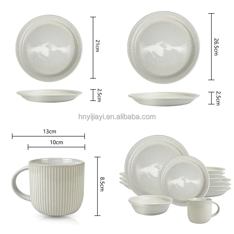 Restaurant Five Star Hotel Ceramic Dishes Plates Set Wholesale New Bone Dinner Plates Set Bone China Dinnerware Sets