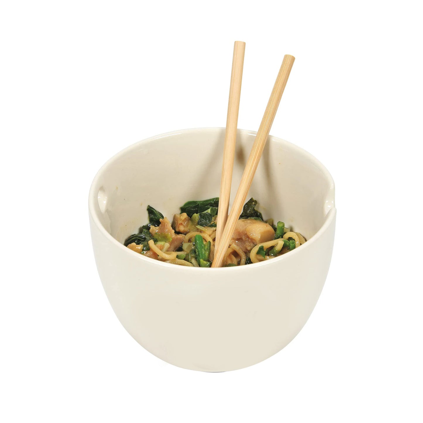 Ceramic Ramen Noodle Bowl with Chopsticks 20oz