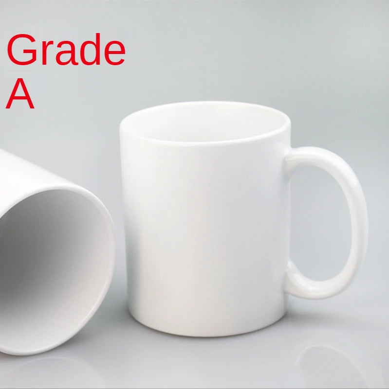 eco friendly 11oz sublimation blanks mugs simple coffee cups with custom logo