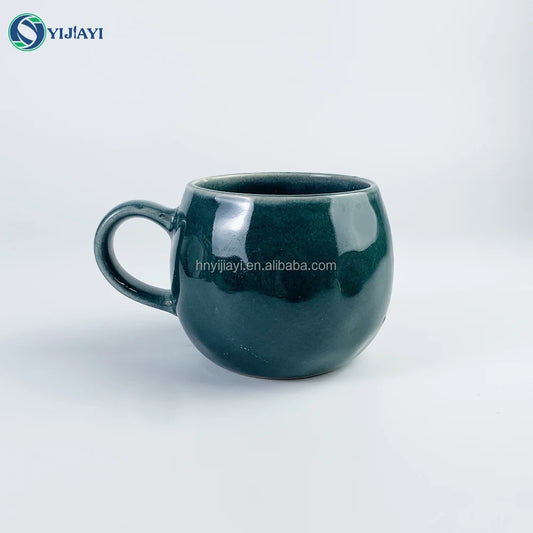 JIUWANG Customize Stock Ceramic tea MugS CupS 10oz 11oz 12OZ 14OZ 15OZ 16OZ Stoneware Coffee Blank