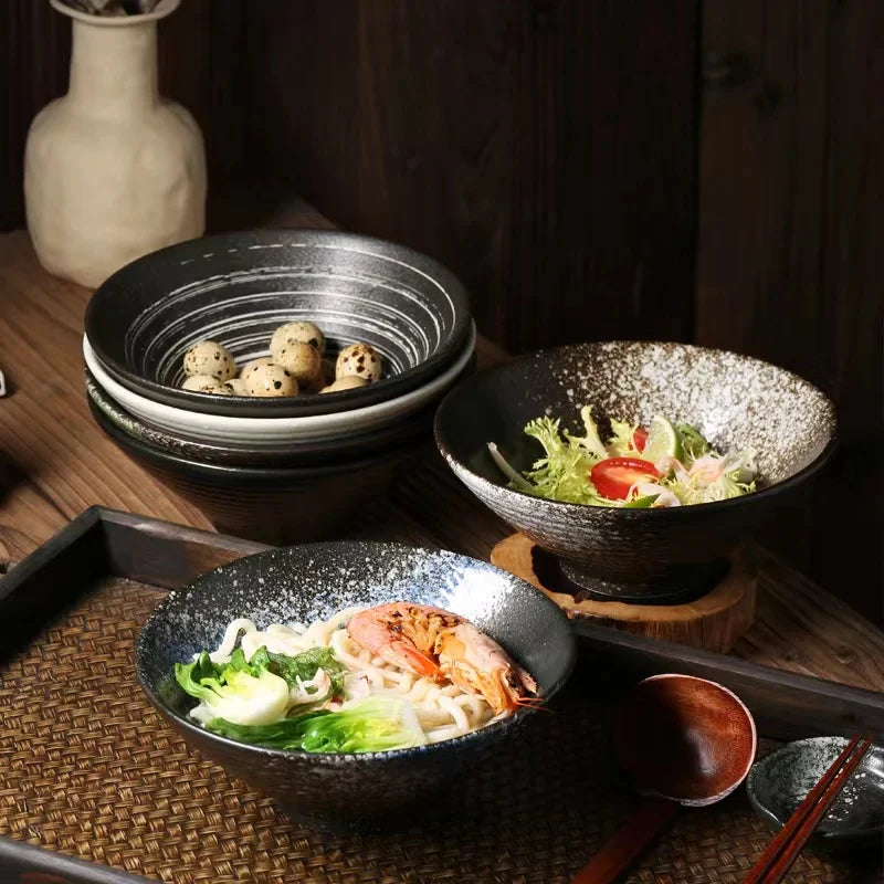 Microwave Japanese Style Stoneware  dish Fashion Dough Custom Oven 4.5 Inch Small Soup Bowl Ceramic Rice Bowl dough bowl