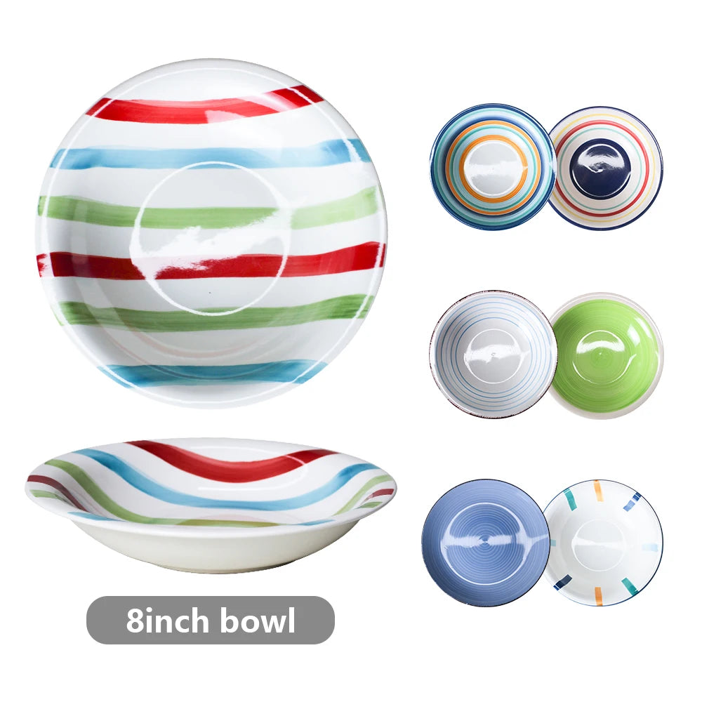 Wholesale Dinnerware Gift Set 4 Pieces Ceramic Rice Bowl Set Rice Bowl  Gift Sets party tableware & table decorations