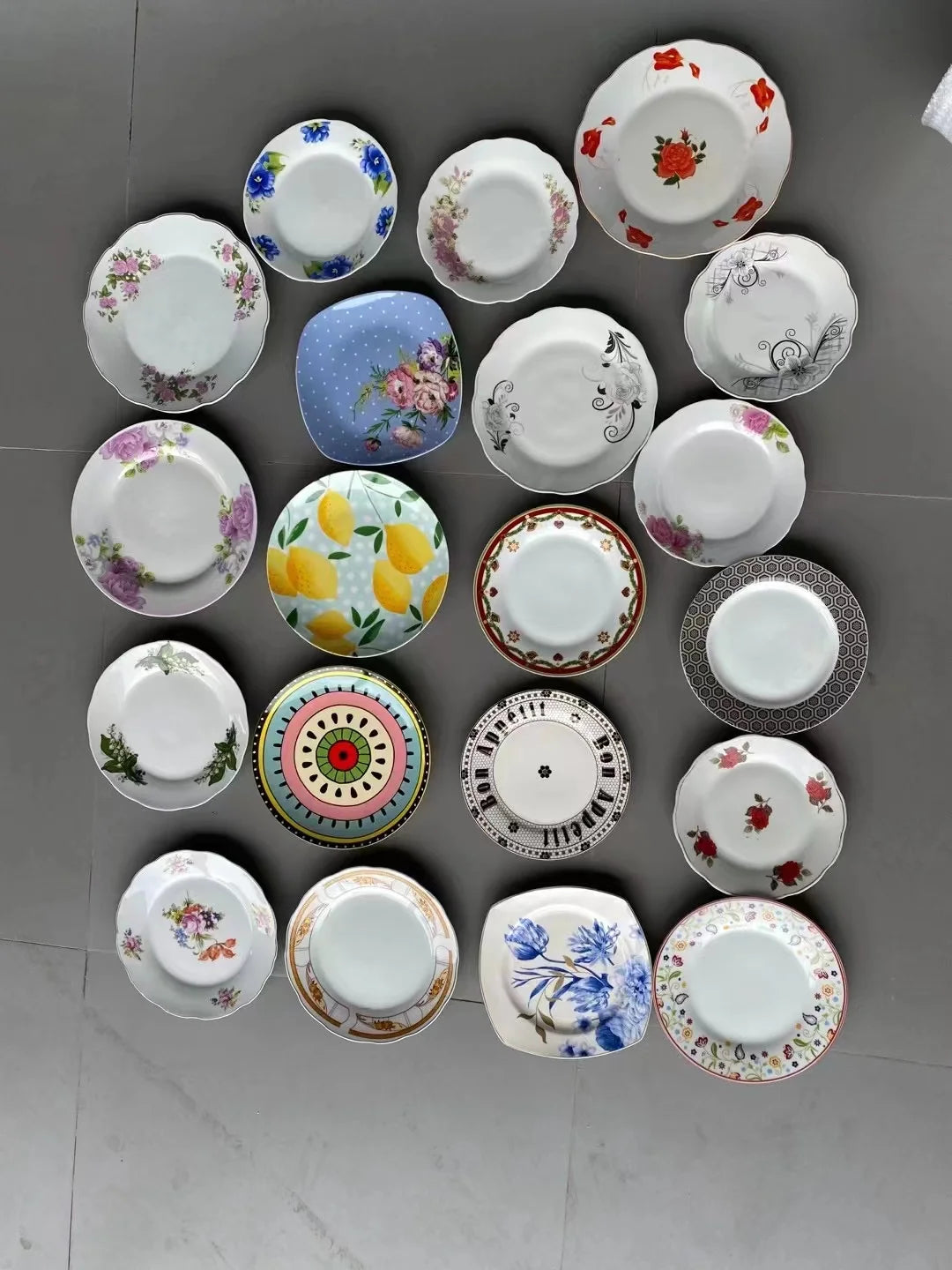 JIUWANG customized ceramic tableware factory Stock white porcelain plate and bowls hotel tableware dinnerware direct selling