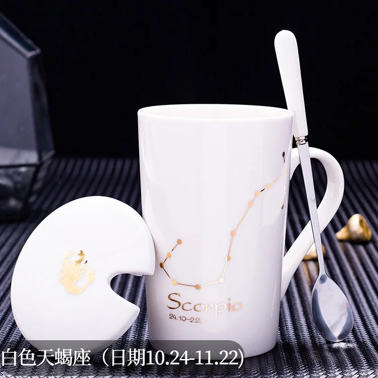 Marble Coffee Mug Set Est 2021 New Mug Gifts for New and Expecting Parents to Be Coffee Cup 14 Oz