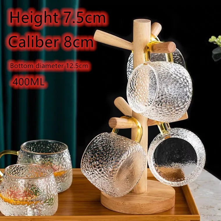 Larger Clear Drink Ware Supplies Cold Water Juice Tea Glass Pitcher Jugs Cups Sets with lid