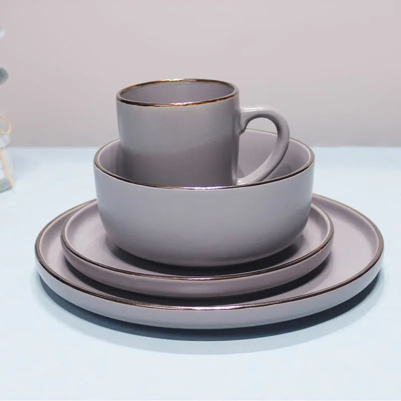 Nordic 16-piece dinnerware set Porcelain Dinnerware Set Sustainable Custom Sustainable custom wedding dinner set