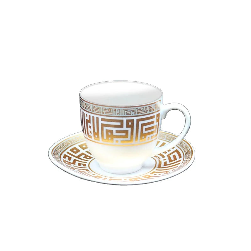 wholesales porcelain ceramic Ethiopian cold yard cups and saucers tea cups & saucers