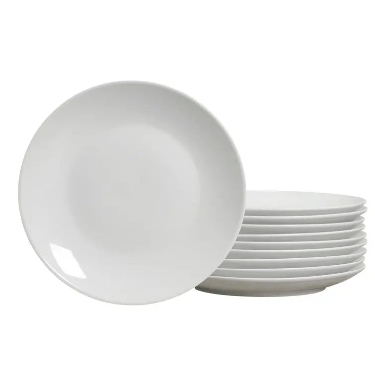 Hot sale of White Chinese Ceramic Round Plate Household Dishes Dinner Plate