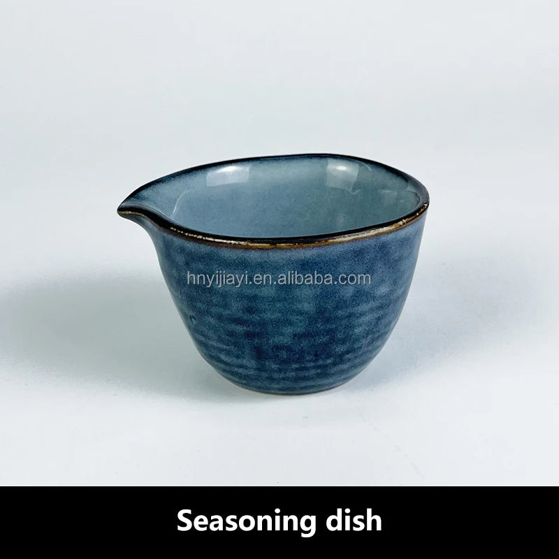 Ceramic Soy Sauce Dish Japanese Style Dinnerware Stoneware Dishes For Restaurant Small Dish Ceram Dip