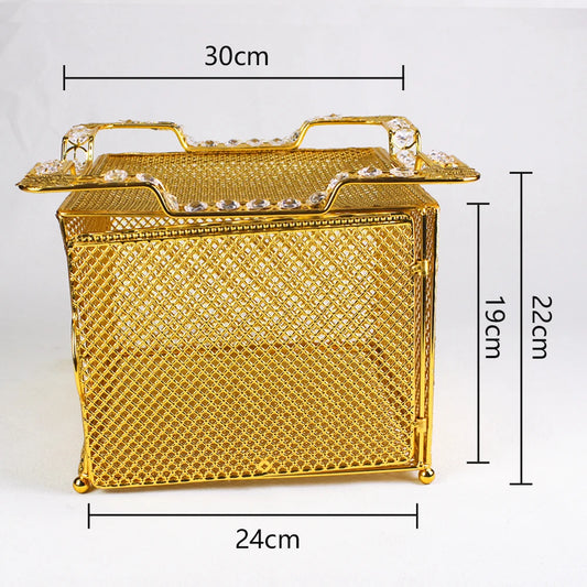 factory wholesale newest metal tea cup glass set gold gift ethiopian stove holders