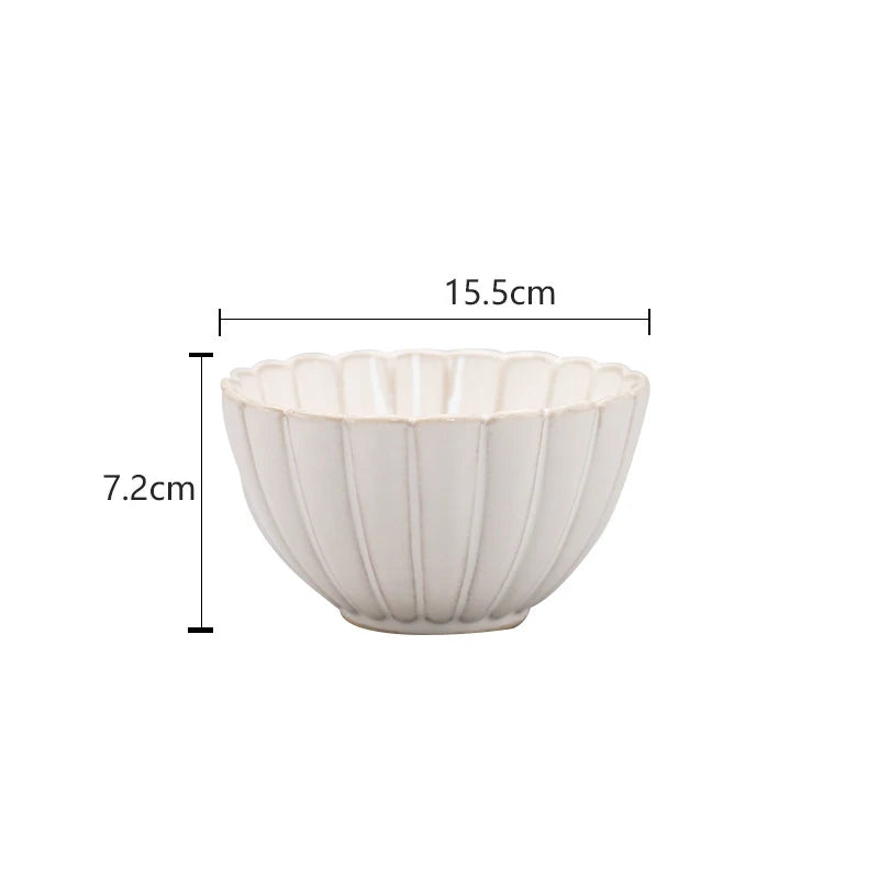 High Quality Ceramic Tableware Set Modern Creative Porcelain Soup Bowl Plate For Household Restaurant