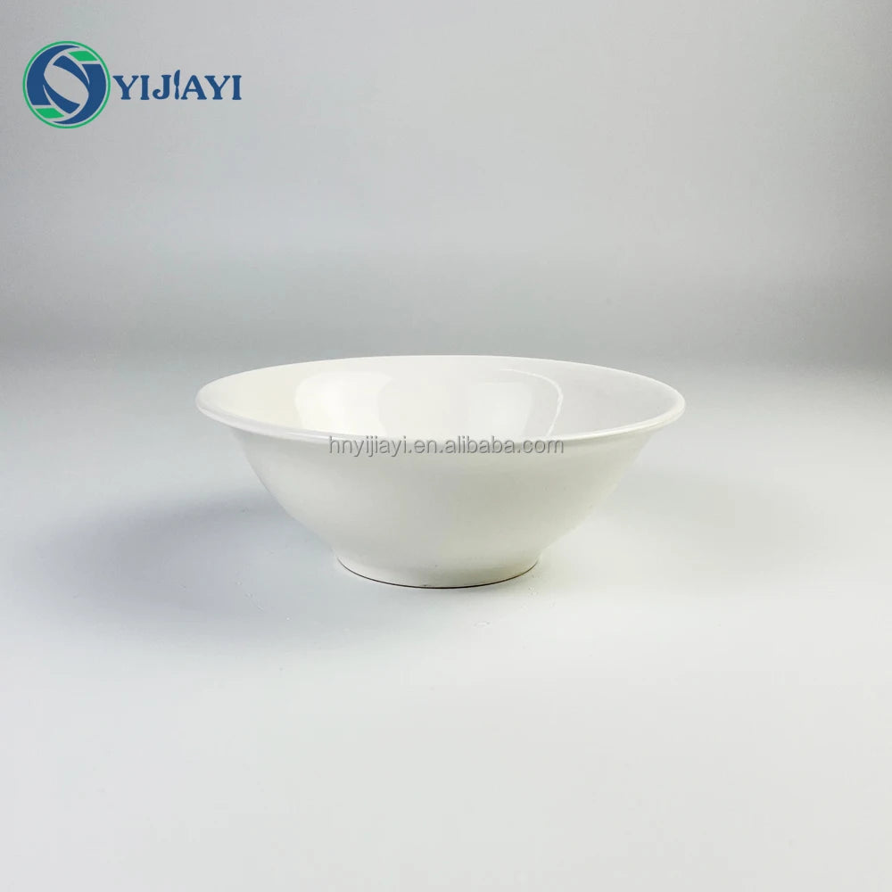 JIUWANG wholesale White ceramic  dishes restaurant  tableware sets assiettes blancs dore en tonnes in bulk