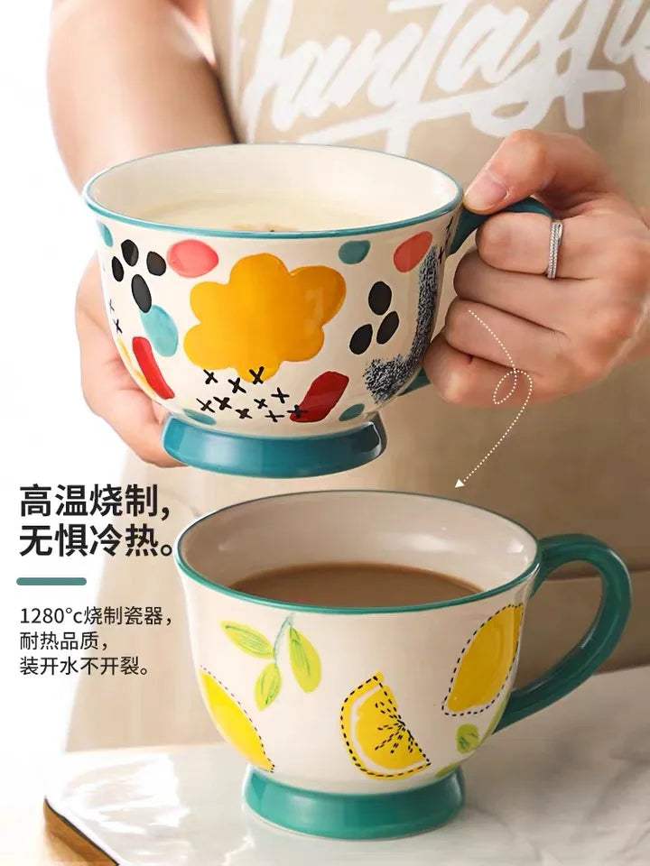 2021 Nordic Pottery Ceramic Cup Hot Sale Ceramic Coffee Cup Ceramic Mugs Wholesale porcelain cups