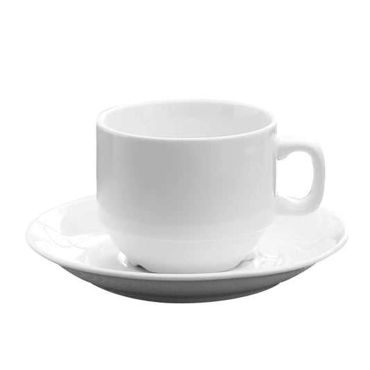 JIUWANG custom guestroom ceramic coffee cup and saucer sets 50ml 200ml 300ml