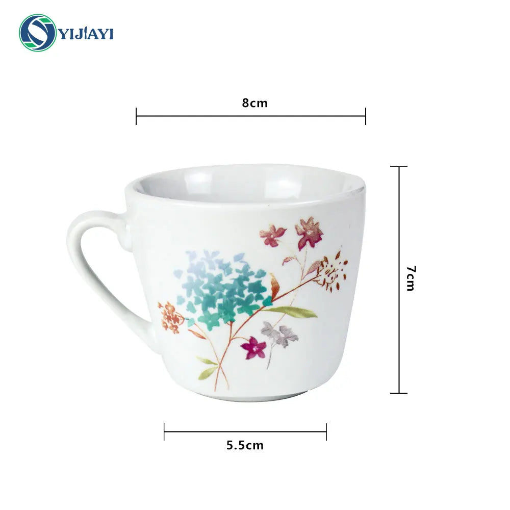 JIUWANG Wholesale Cheap Ceramic Round Customize Wedding Mug Bone China Tea Pakistan Dinnerware Set dinner set 72 pcs