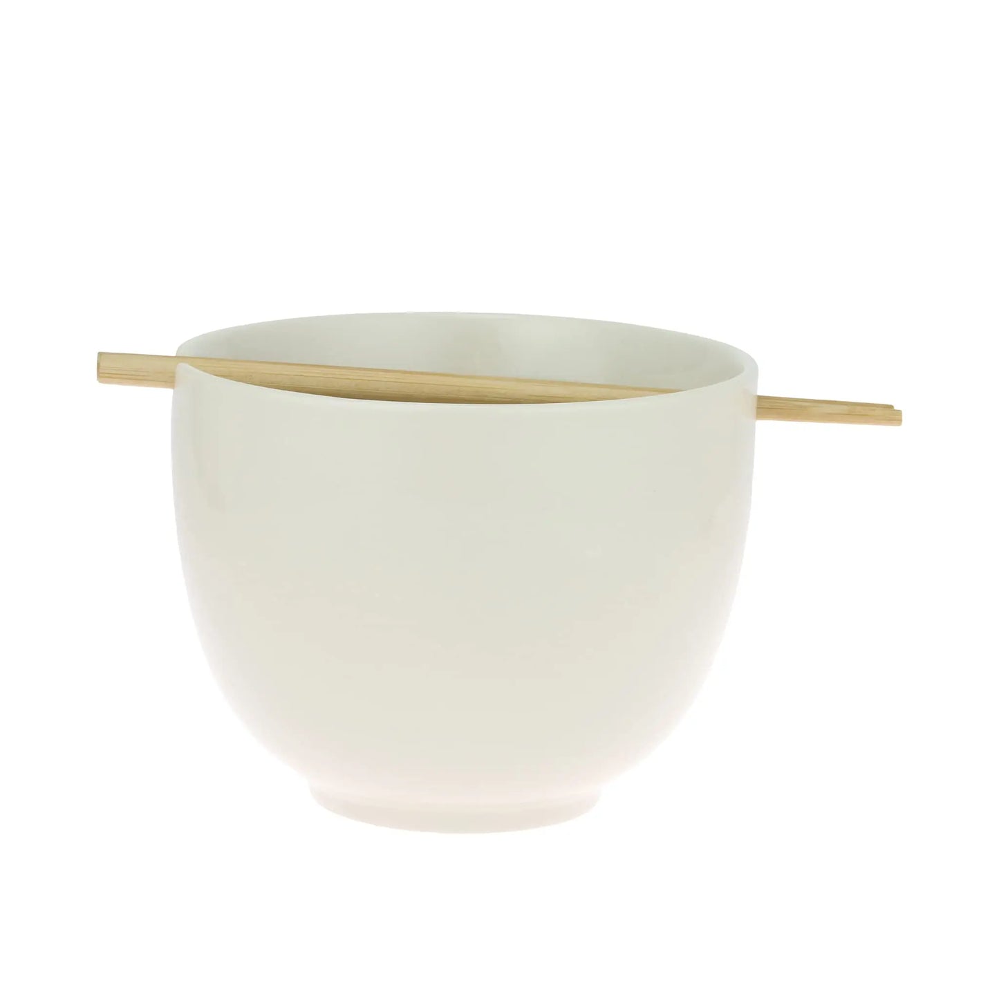 Ceramic Noods Soup Ramen Bowl and Chopsticks