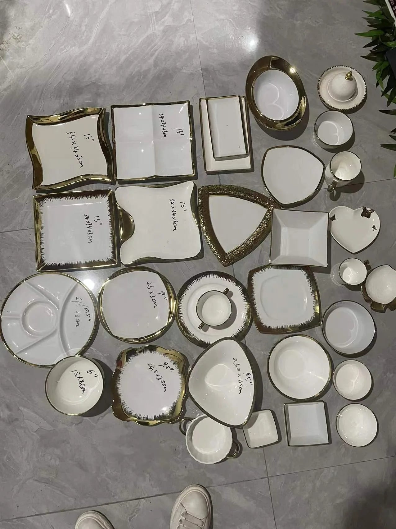 Selling Ceramic By Wholesale Chaozhou Ceramic Factory Restaurant Dinnerware ready stocks