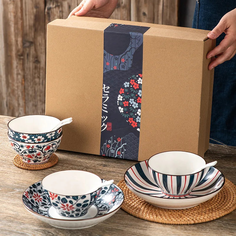 hot selling Japanese style ceramic bowl 4.5inch with gift box packaging