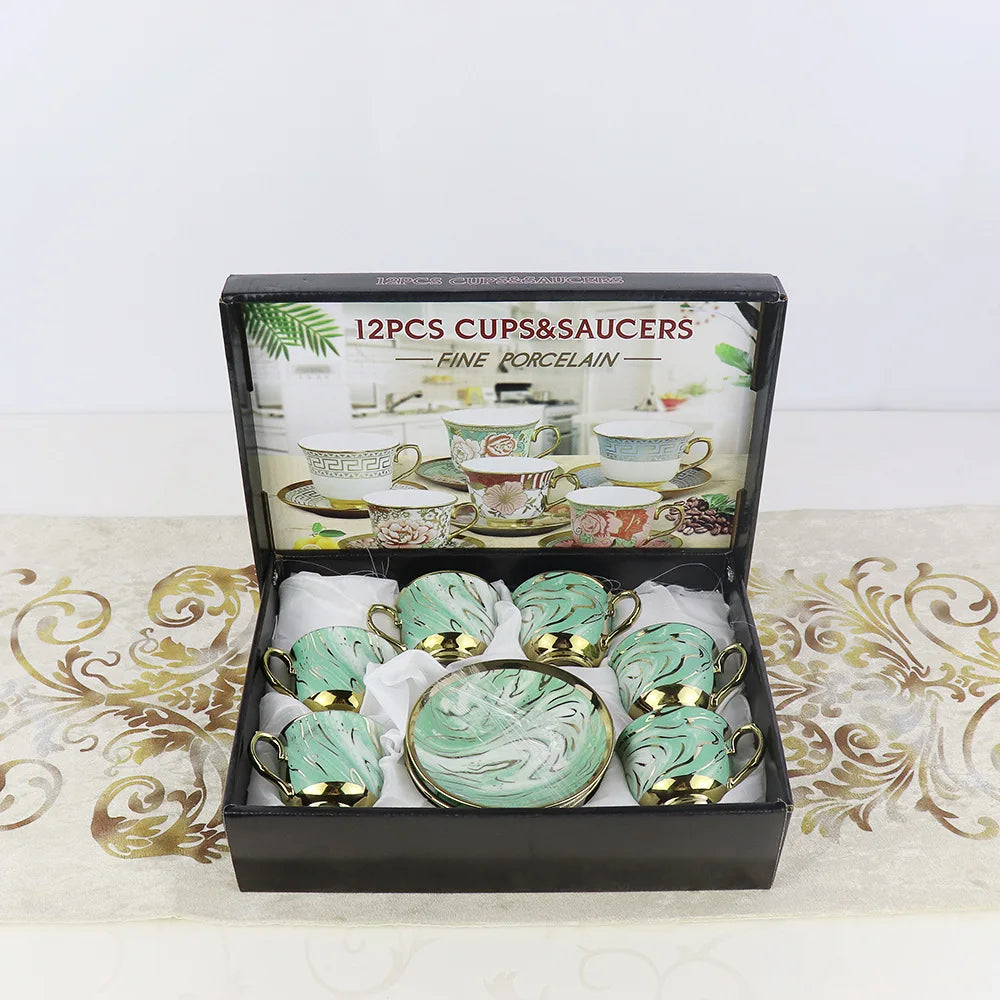 Porcelain eco friendly with logo ceramic Tea Cups & Saucers Coffee & Tea Sets mugs coffee