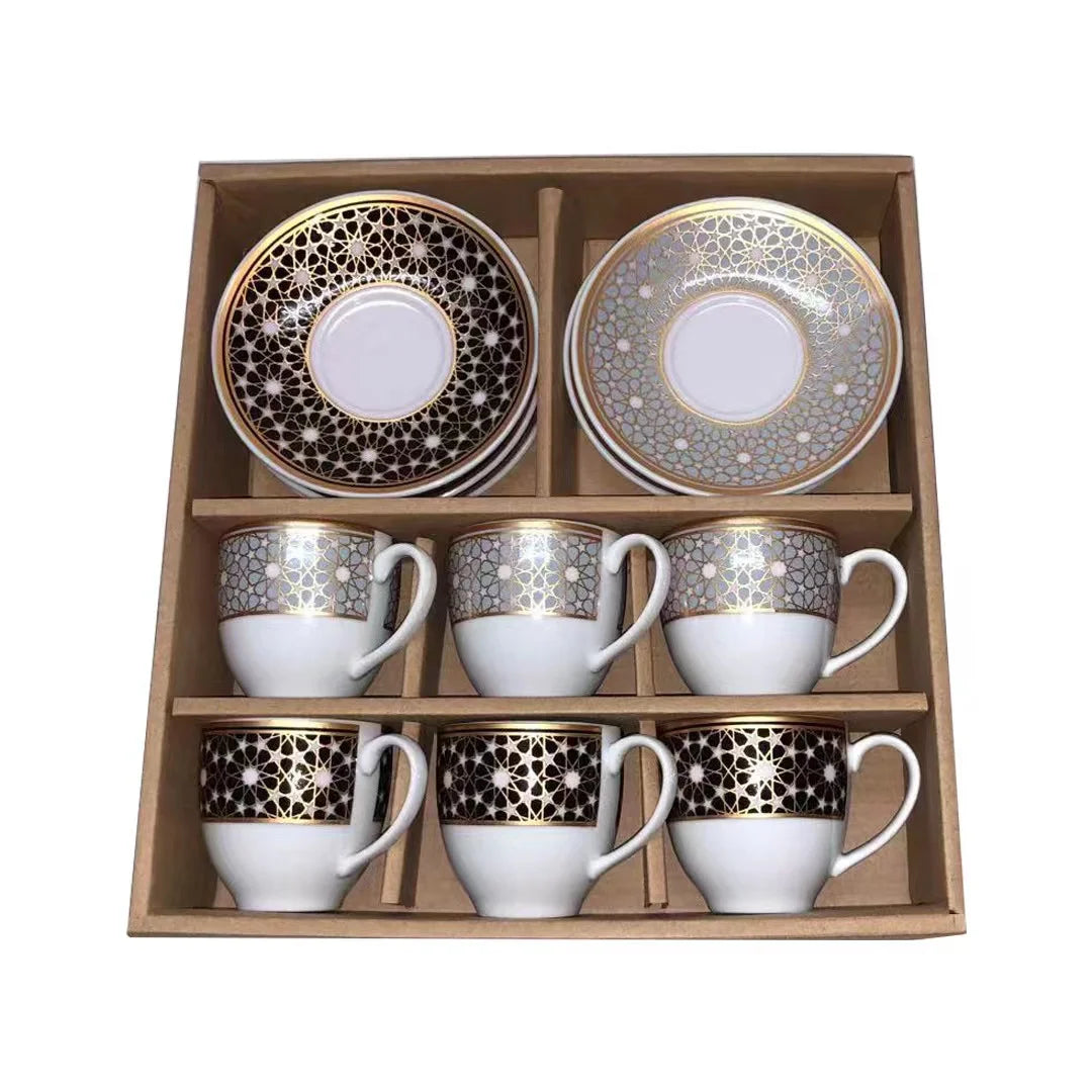 wholesales porcelain ceramic Ethiopian cold yard cups and saucers tea cups & saucers