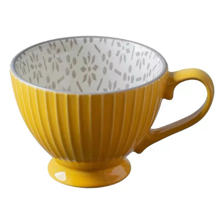 2021 Nordic Pottery Ceramic Cup Hot Sale Ceramic Coffee Cup Ceramic Mugs Wholesale porcelain cups