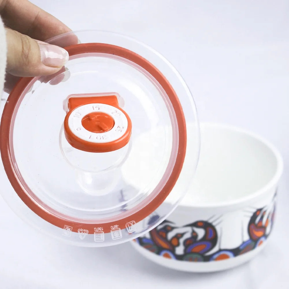 China Factory Price Ceramic Fresh Seal Bowl With Lid For Preservation