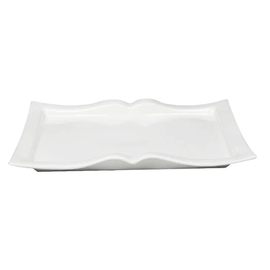 Modern Bulk Stock White Ceramic Tableware Classic Plant Design Sustainable No Logo Plates Bowls Saucers Sold Ton Kitchen Use