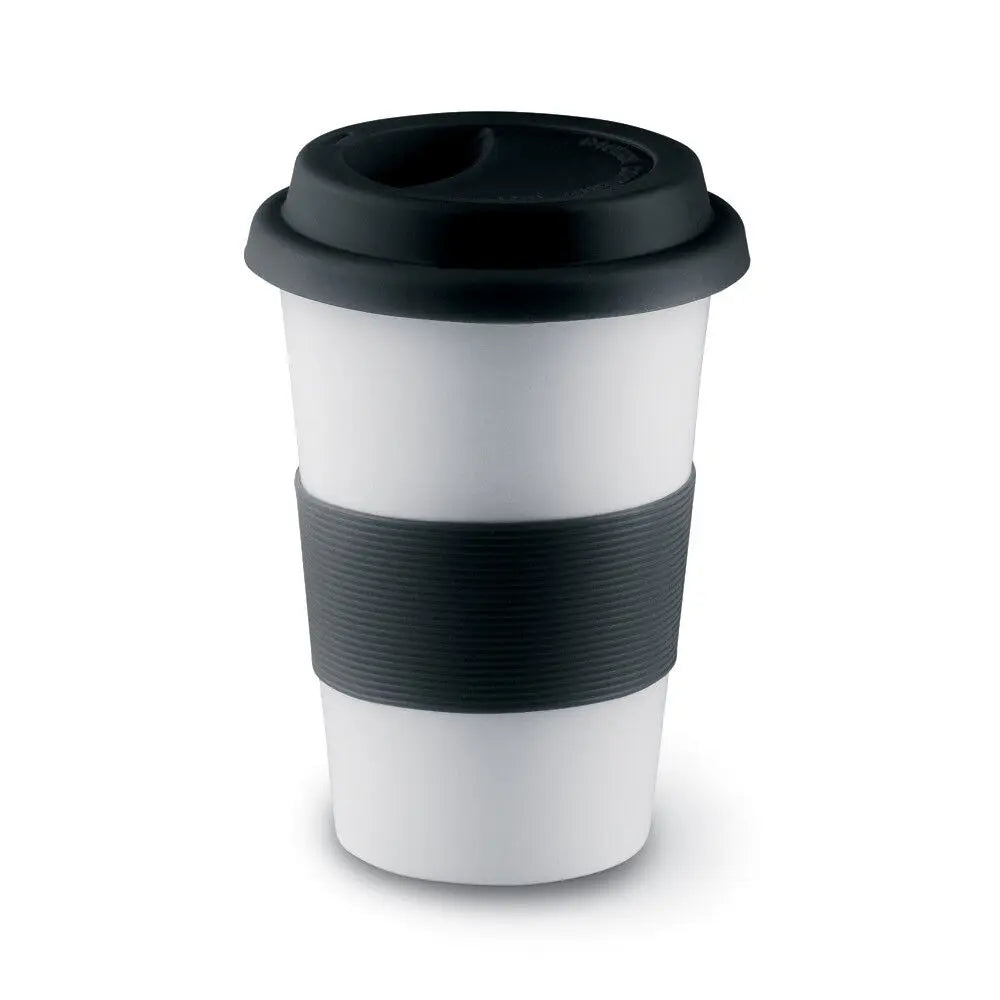 Hot Selling 16oz Emotion Ceramic Travel Mug with Silicone Lid Logo 400ml