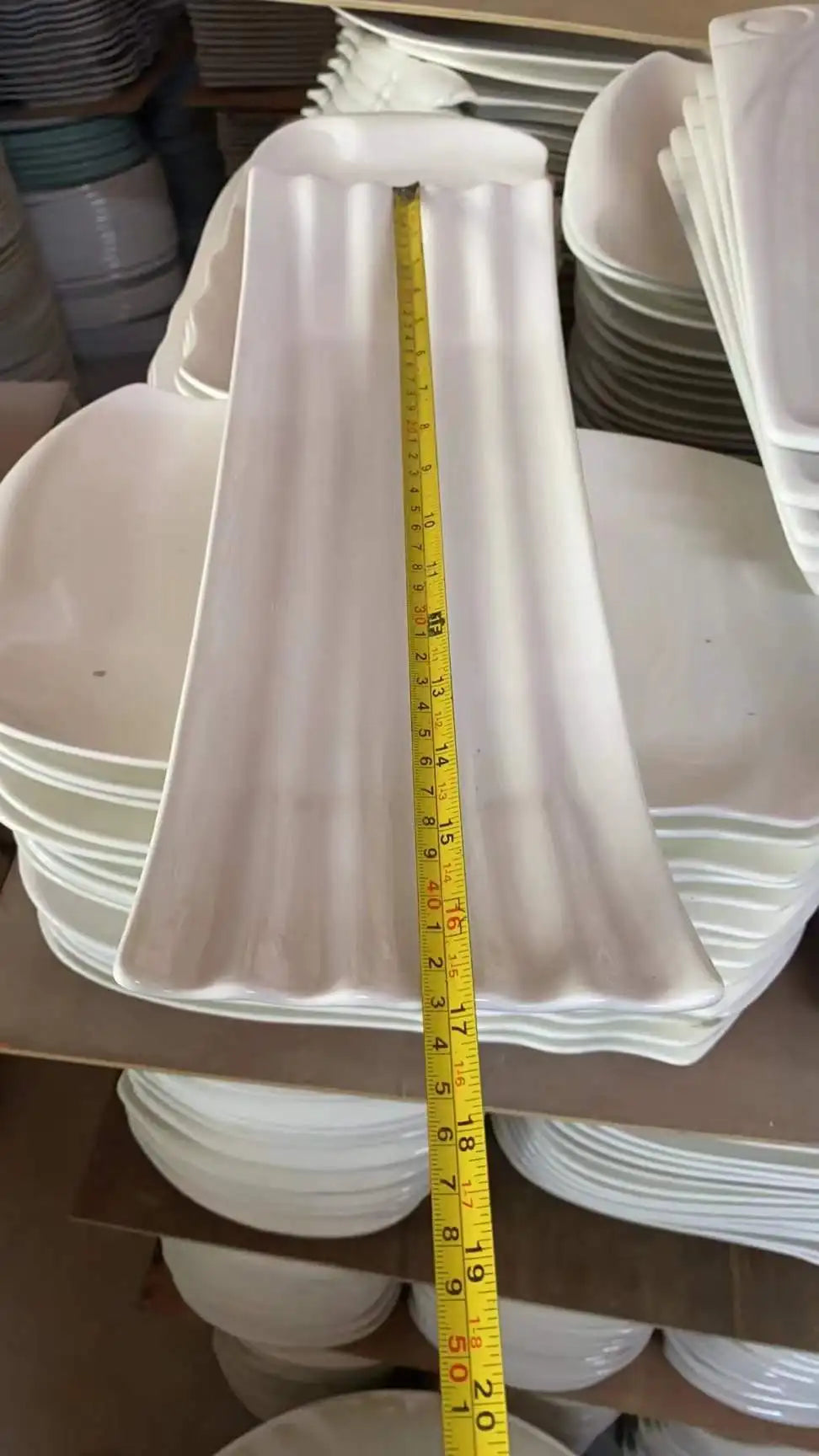 Factory Bulk Sell Stocked White Ceramic Porcelain Plain White Plate Sell By Ton Ceramic Plate full dinner service geschirrset