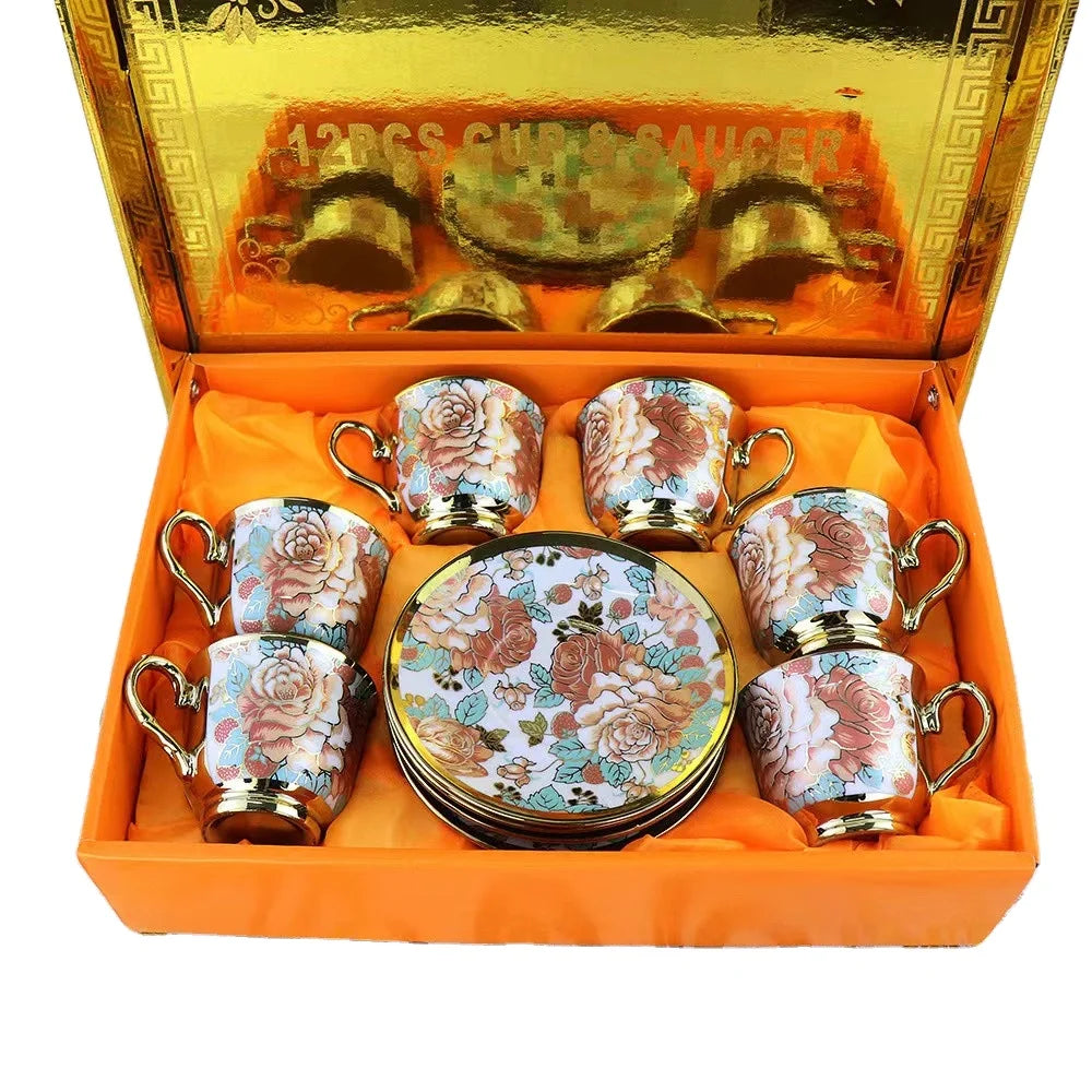 made in china ethiopia cup set packaging ceramic Tea Cups & Saucers Coffee & Tea Sets coffee