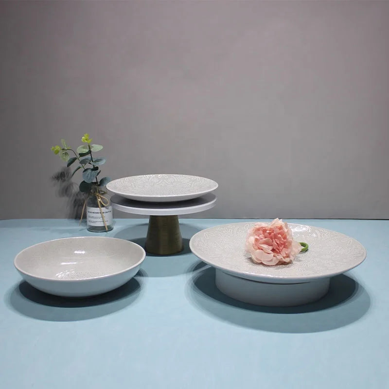 JIUWANG OEM Customized 16 pc ceramic stoneware color glaze dinner set