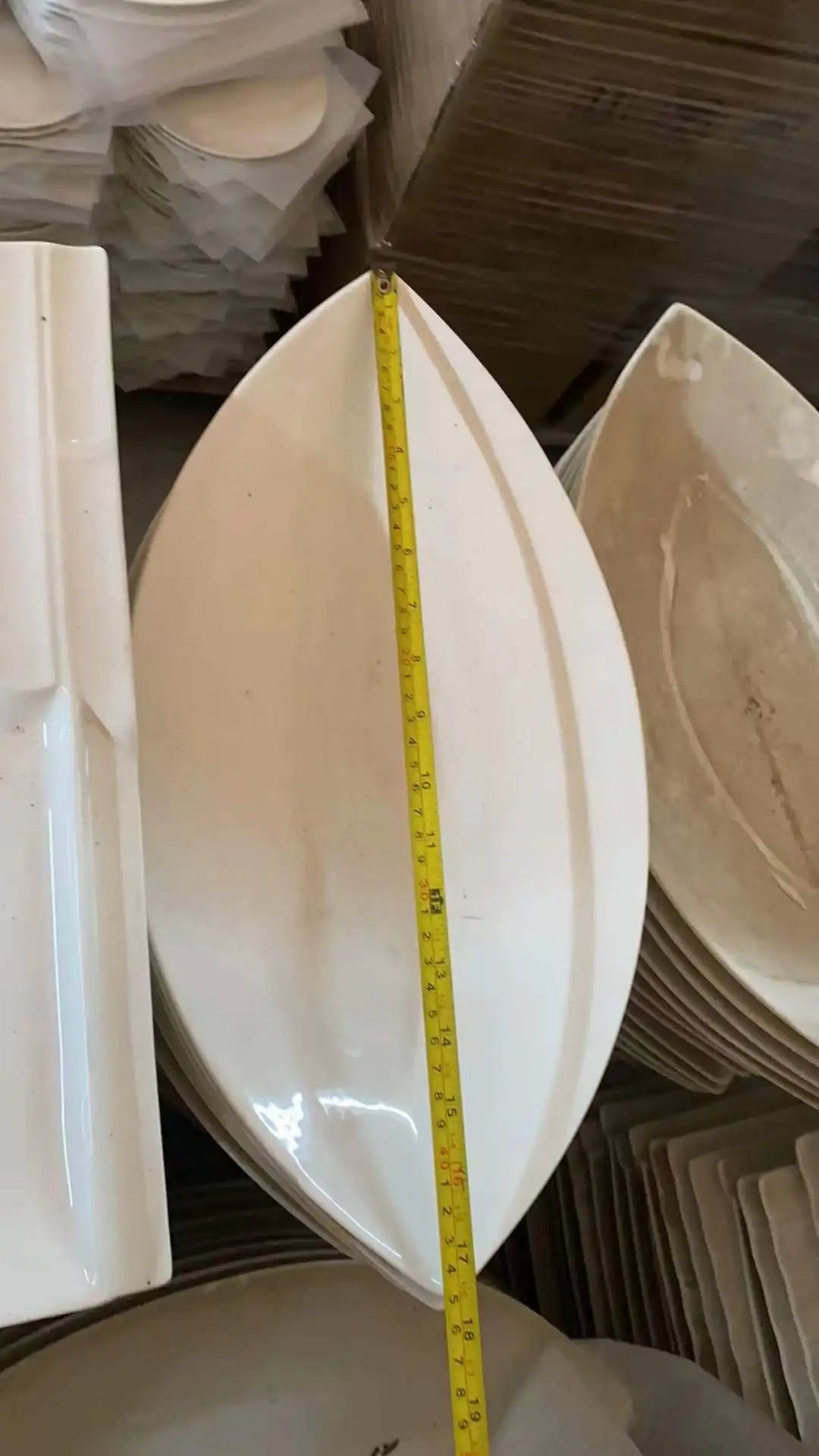 Factory Bulk Sell Stocked White Ceramic Porcelain Plain White Plate Sell By Ton Ceramic Plate full dinner service geschirrset