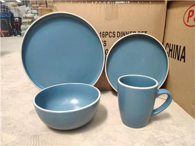 Manufacturer China colorful custom stoneware dinnerware ceramic dinner sets for wholesale