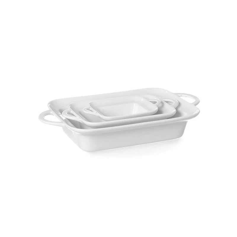 Rectangular bowl with handles 18.5x26x5.5 cm