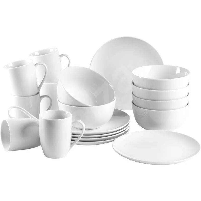 Hotel Tableware Direct Sell Modern Classic Luxury Kitchen Cabinet Ceramic Plates in Stock