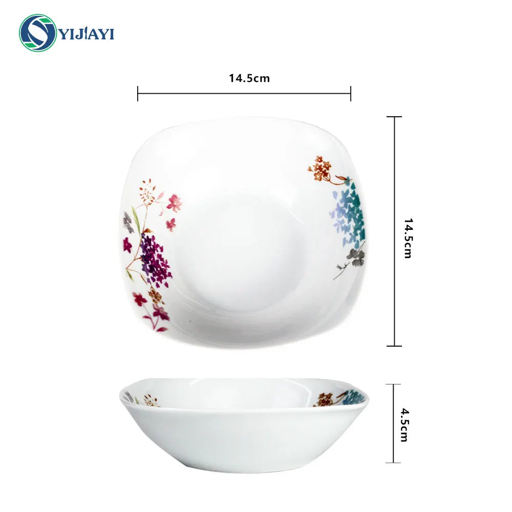 JIUWANG Wholesale Cheap Ceramic Round Customize Wedding Mug Bone China Tea Pakistan Dinnerware Set dinner set 72 pcs