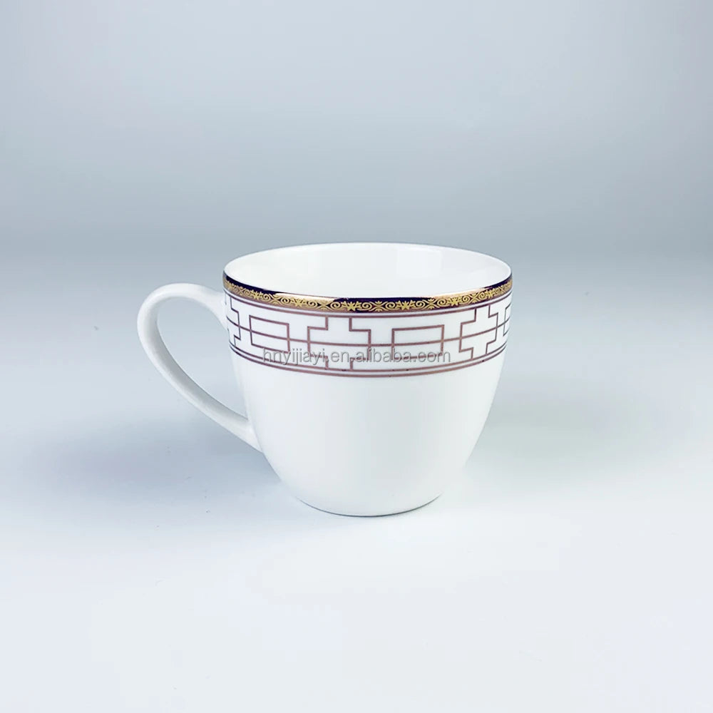 Wholesale manufacturing in China  bar bone china tea cup cafe fine porcelain tea pot ceramic Coffee mugs sets