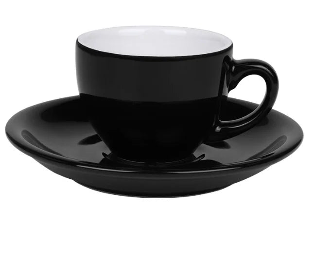 High End Round Glossy Wedding Charger Plates Luxury black ceramic dinner plates 33cm