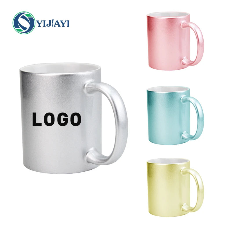 JIUWANG Plain White Ceramic Sublimation Mug 11OZ Blanks Ceramic Sublimation Mugs