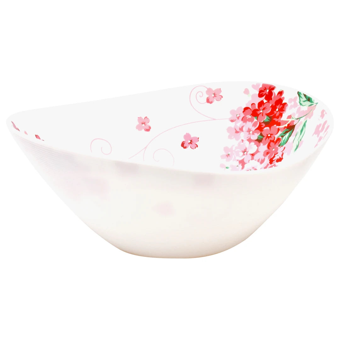 JIUWANG Wholesale Customize 30 Pcs Luxurious Premium Quality Cherry Blossom White Ceramic Dinnerware with color gift box packing